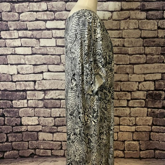 Calvin Klein NWT Black & White Dress Size 2X - Picture 8 of 10